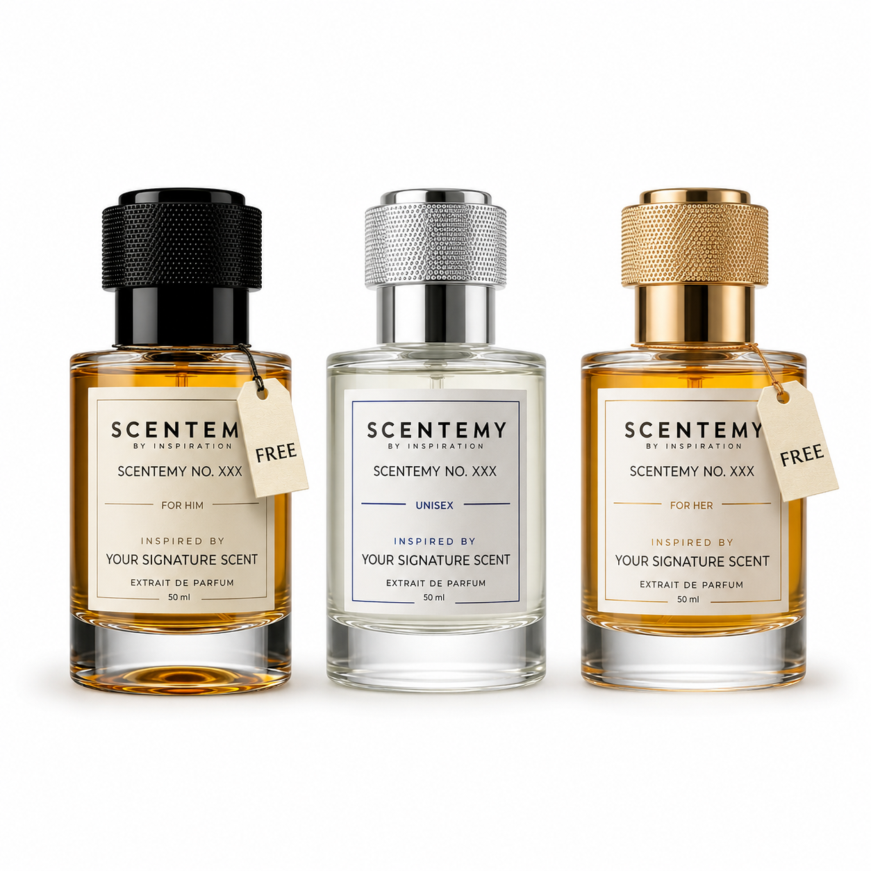 Limited Time Only: Buy 1 Get 2 FREE 50ml Perfume Bundle