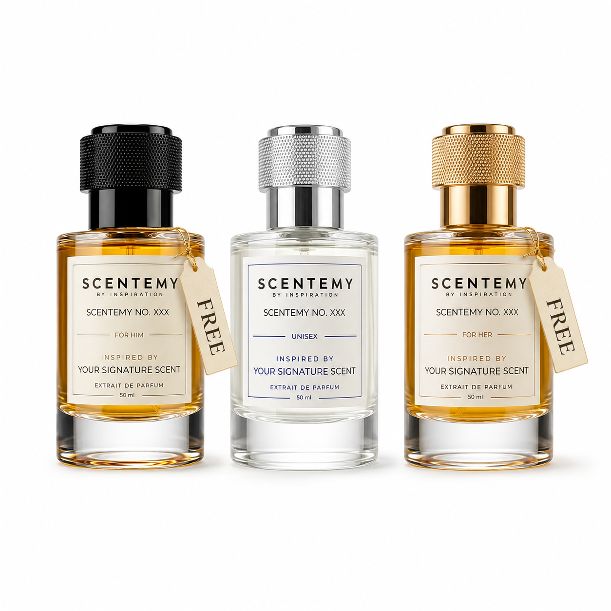 Limited Time Only: Buy 1 Get 2 FREE 50ml Perfume Bundle