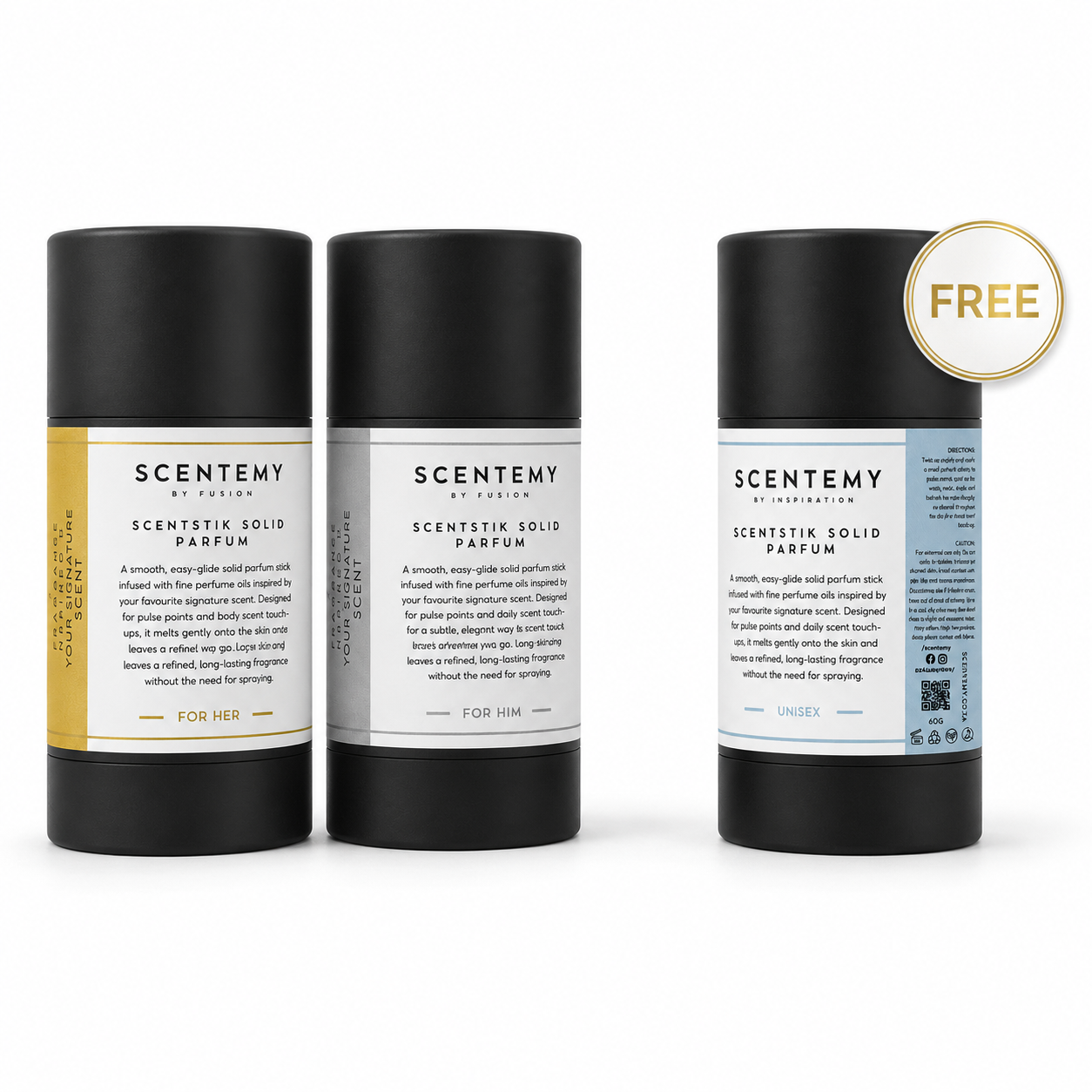 SCENTEMY ScentStik Solid Parfum 3 For 2 Bundle