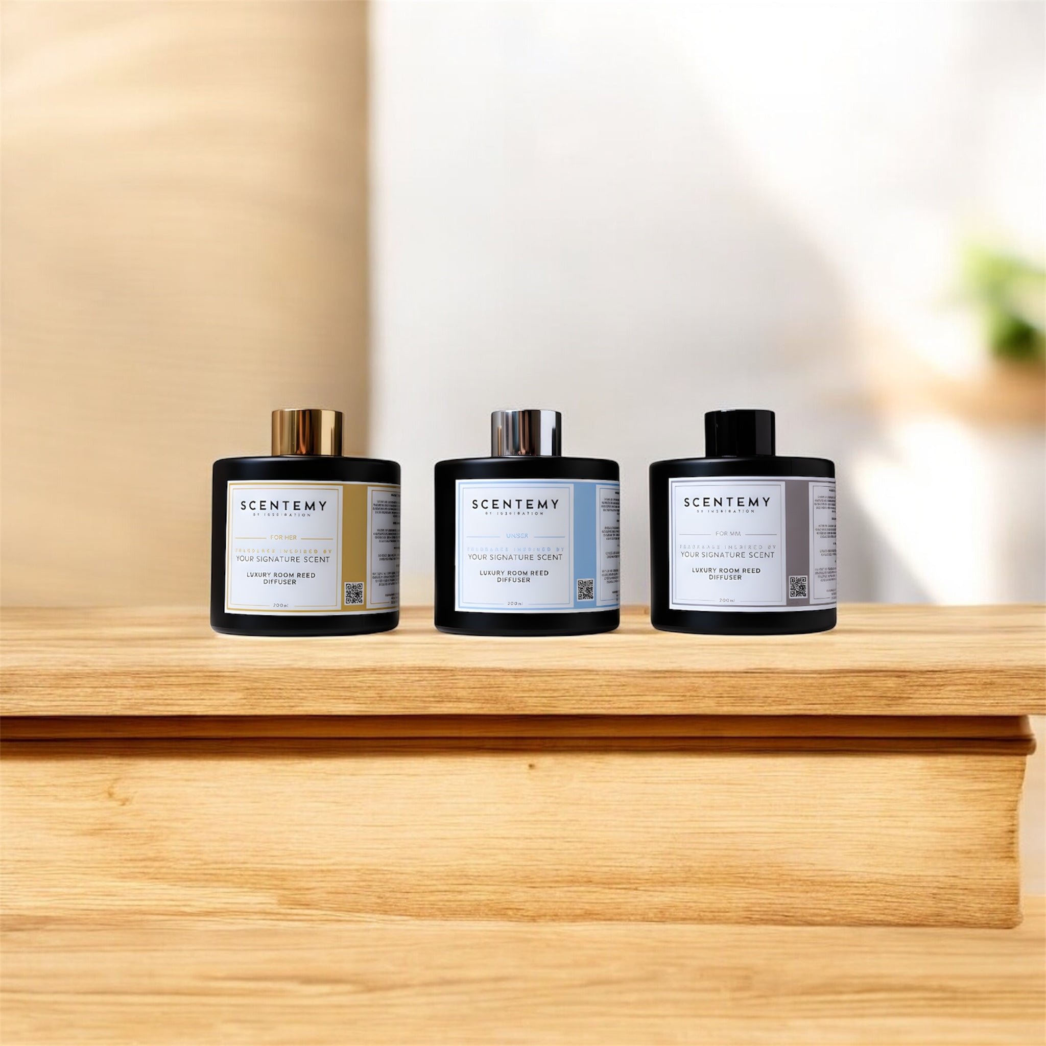 Scentemy No.2 Inspired By 212 VIP Sexy Carolina Herrera Reed Diffuser Reed Diffusers by Carolina Herrera