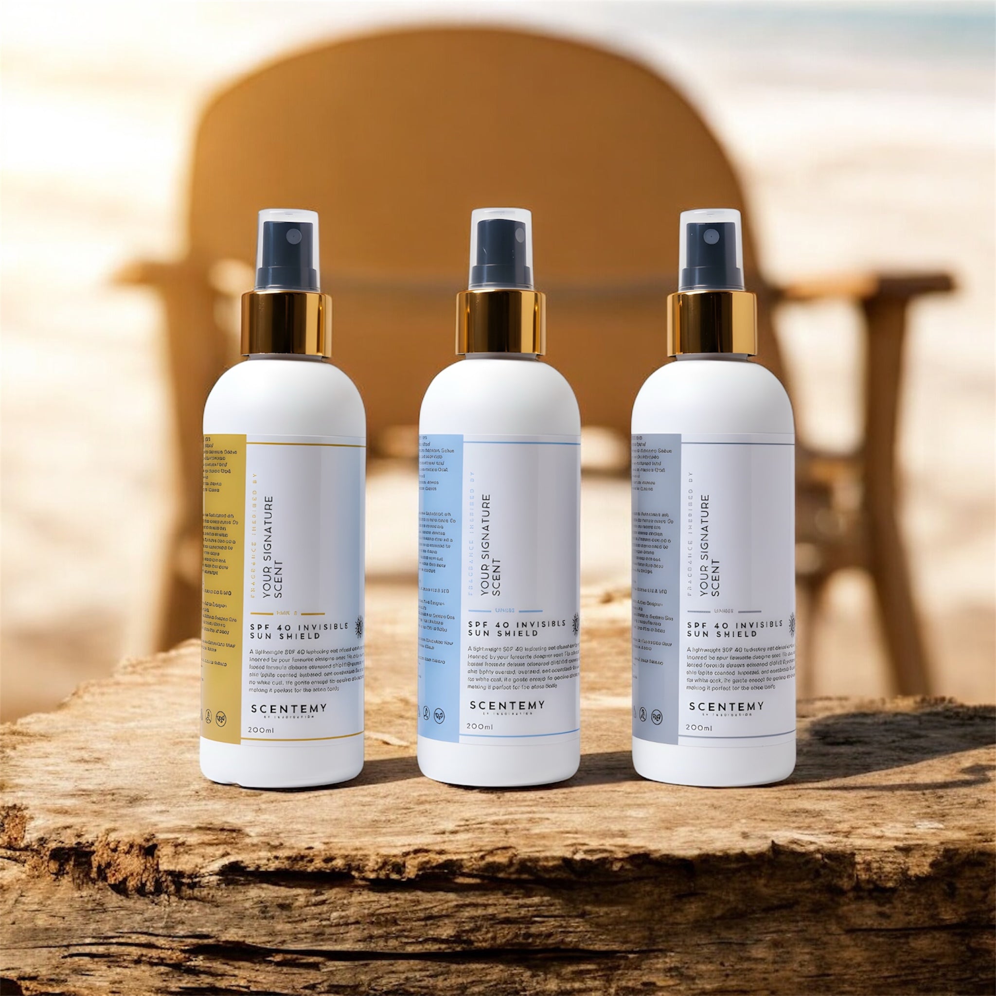 Scentemy No.444 Inspired By Musk Al Whazir SPF Sunscreen Spray Unisex Sunscreen Sprays by Scentemy