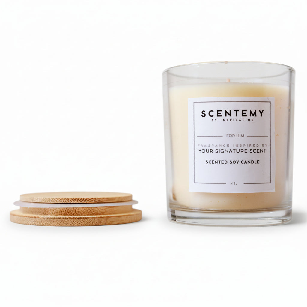 Scentemy No.287 Inspired By H24 Herbs Vives Hermes Scented Soy Candle Scented Candles by Hermes