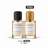 Scentemy birthday Buy 1 Get 1 FREE: two 50ml fragrances for R379.