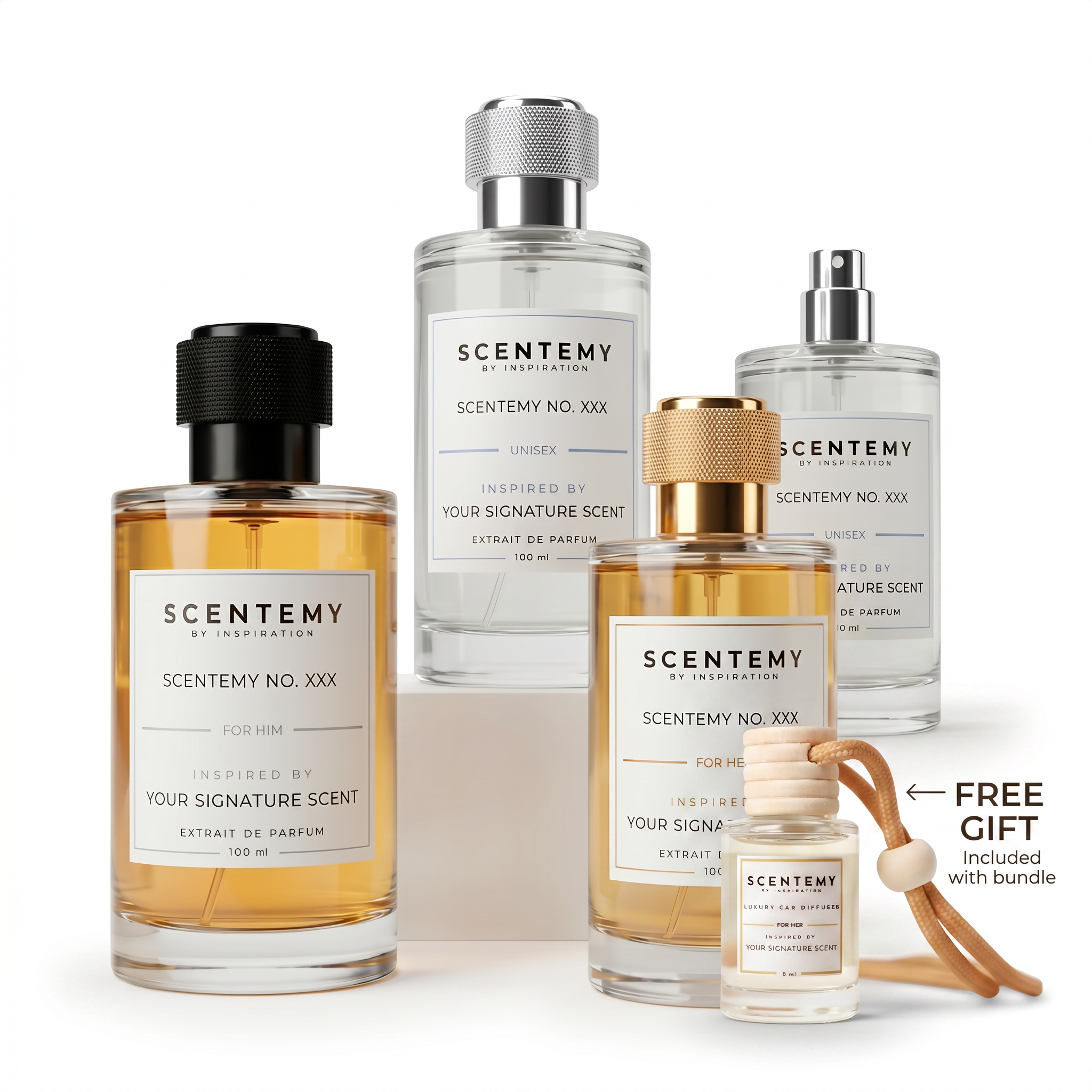 Choose Any 4 X 100ml Scents Bundle + Free Gift Perfume Bundles by SCENTEMY.CO.ZA