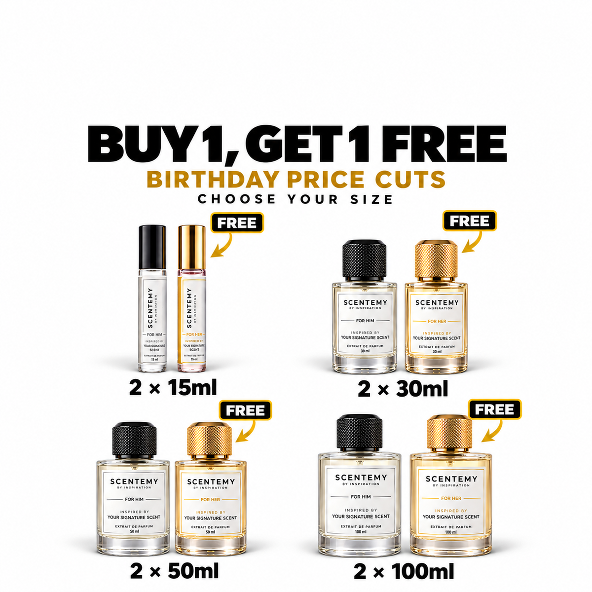 Buy 1 Get 1 FREE Scents Black November Birthday Deal (Limited Time Only)