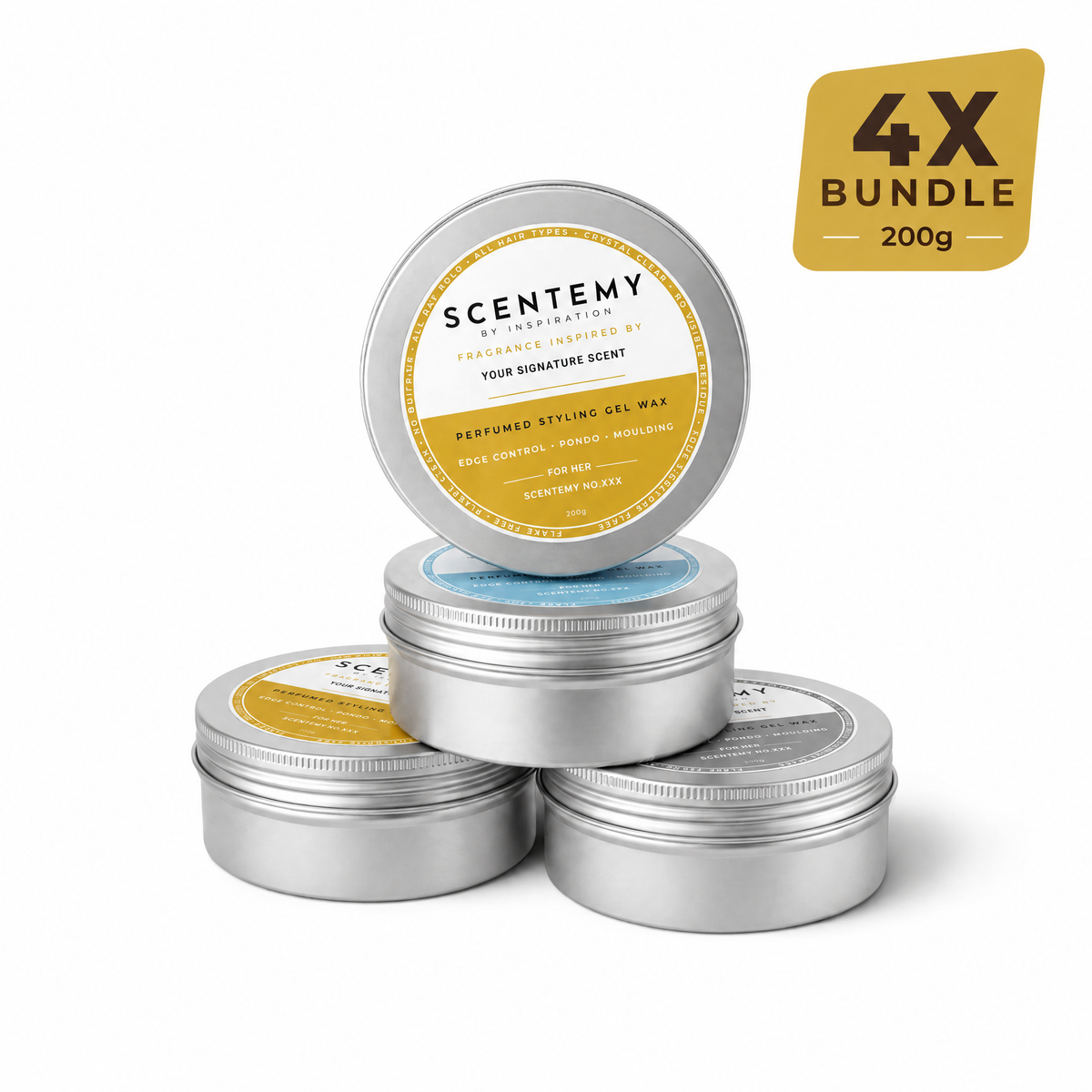 Choose Any 4 x 200g Designer-Inspired Styling Waxes